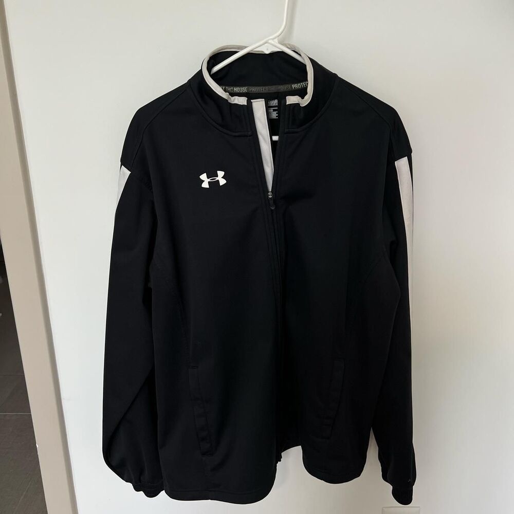 Under-armour Men's Black and White Jacket